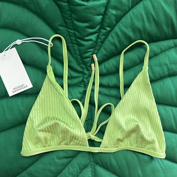 NWT Monday Swimwear Bikini set. Barbados Top (L), Argentina bottom (S). Pear - Picture 2 of 10